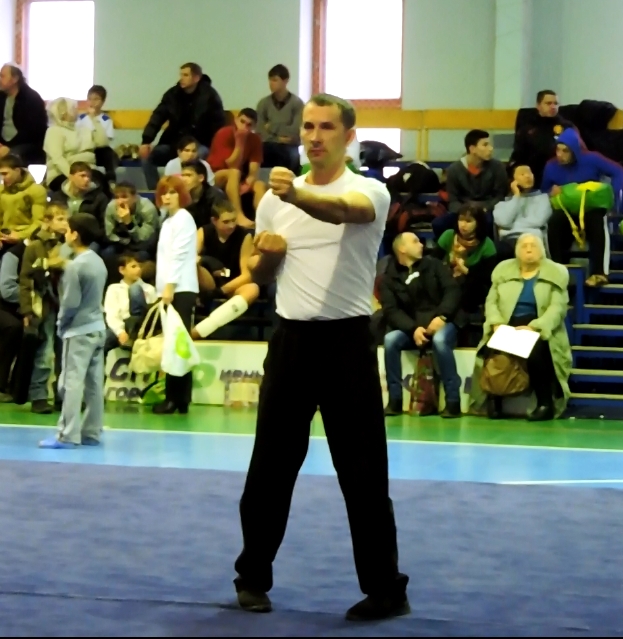 Выступление Владимира Паськова на Чемпионате по ушу Волгоградской области, январь 2015 года