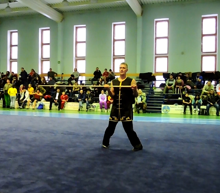 Выступление Алексея Дудина на Чемпионате по ушу Волгоградской области, январь 2015 года