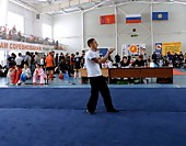 Выступление Владимира Подольского на Чемпионате Волгоградской области по ушу, январь 2016 года